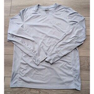 MILWAUKEE WORKSKIN LONG SLEEVE GRAY PERFORMANCE WORK SHIRT MENS SIZE XL EUC